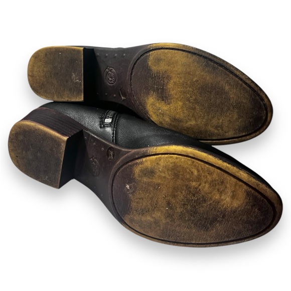 Lucky Brand Women’s Basel Bootie Ankle Boot Black Leather - Picture 10 of 11